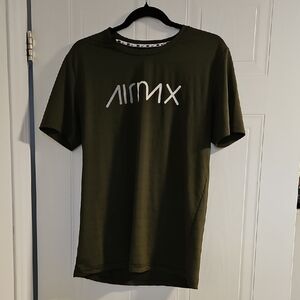 Nike Shirt Mens Large Green Short Sleeve Dri Fit Active Casual Workout NWOT